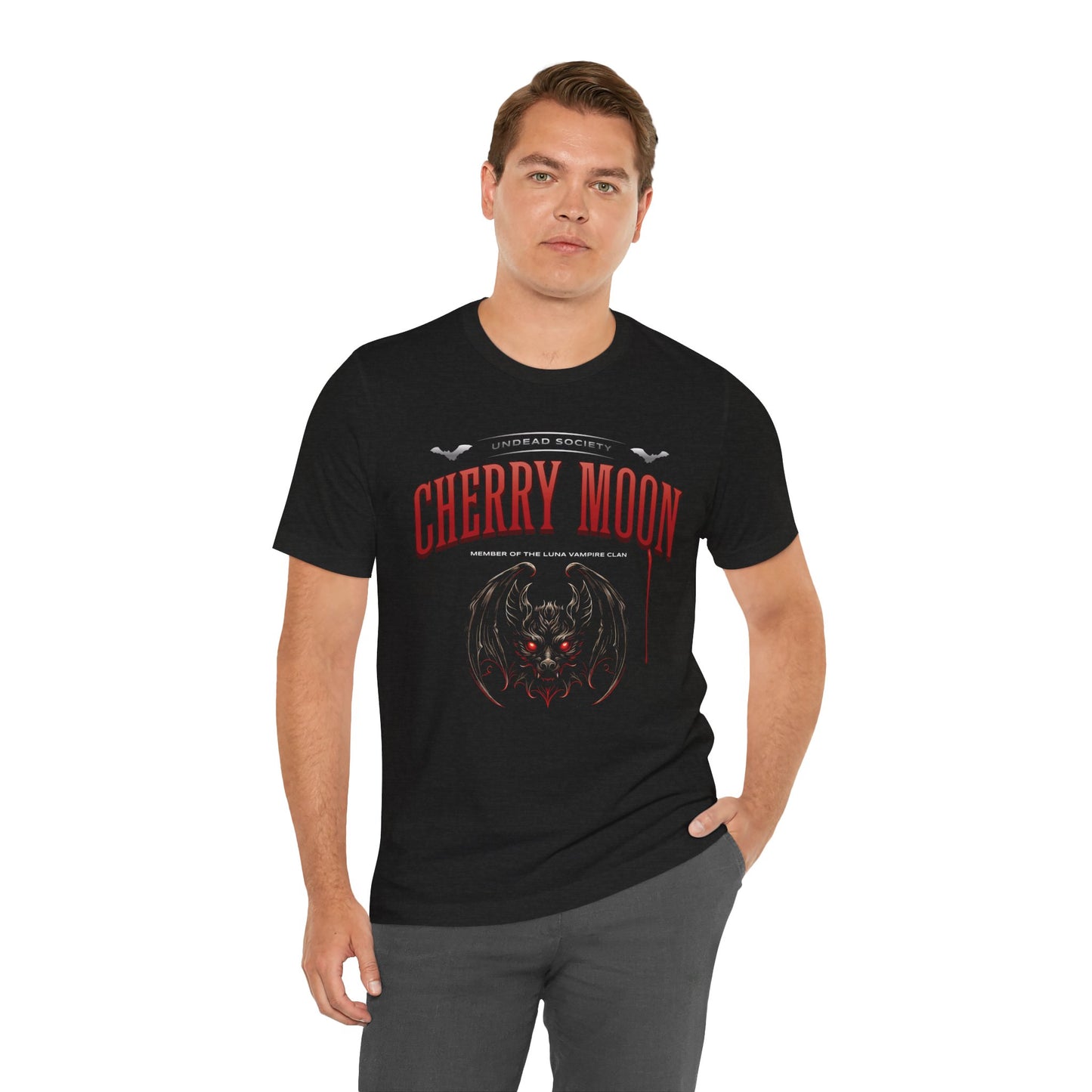 Cherry Moon Customizable Vampire Clan Short Sleeve Tee