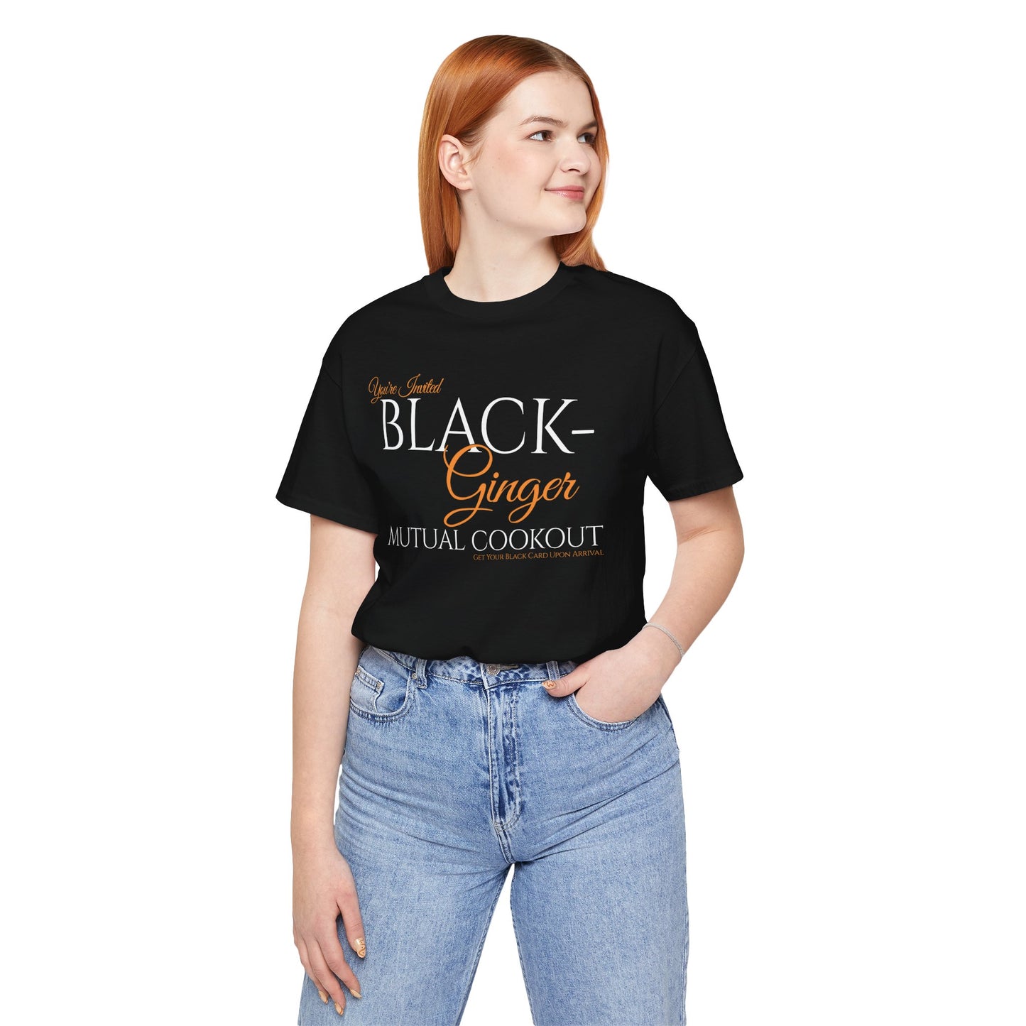 Black-Ginger Mutual Cookout Short Sleeve Tee
