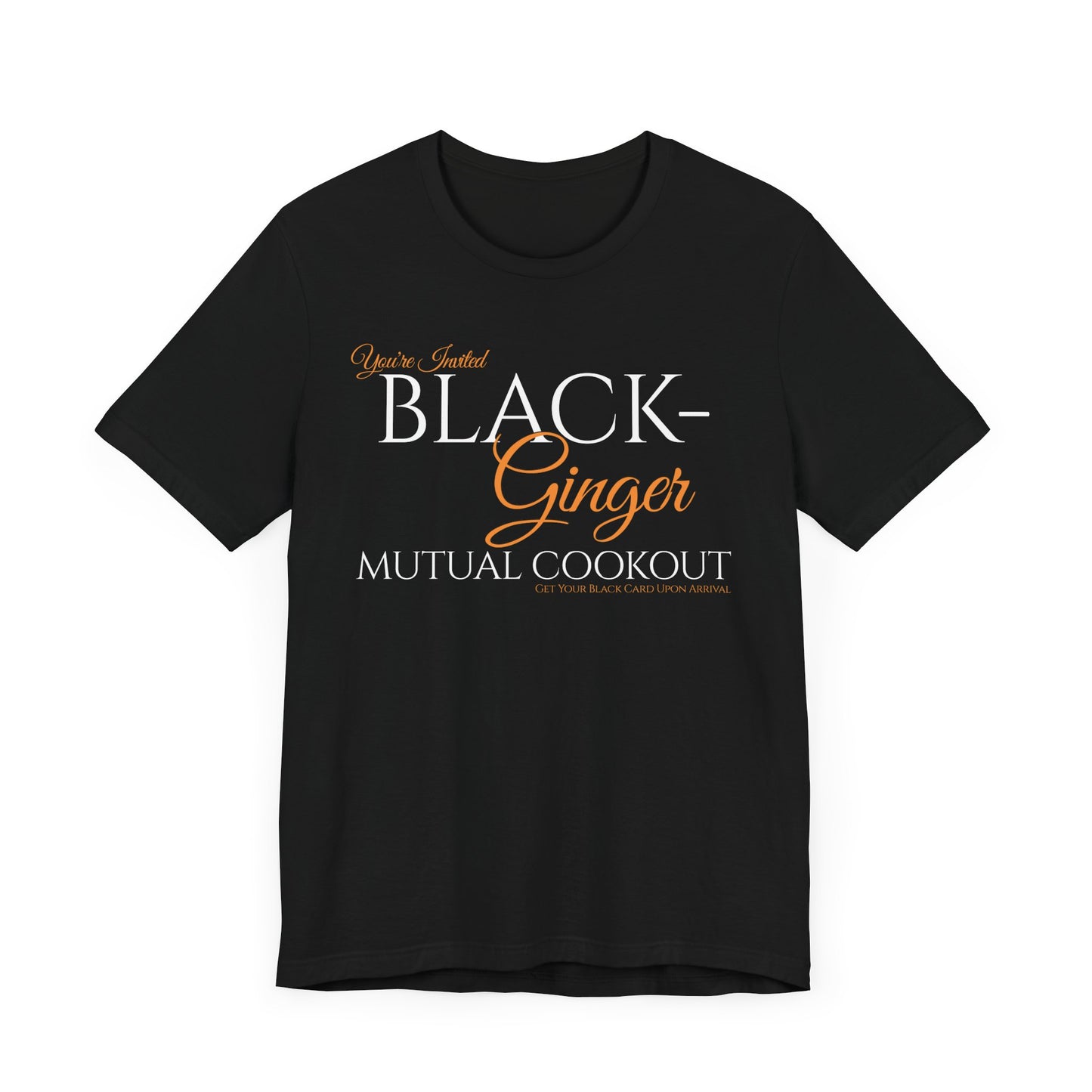 Black-Ginger Mutual Cookout Short Sleeve Tee