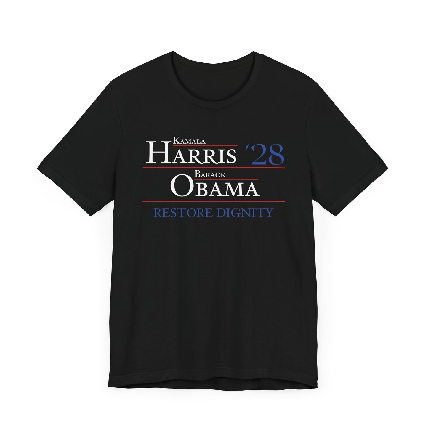 Kamala Harris, President - Barack Obama, Vice President 2028 Short Sleeve Tee