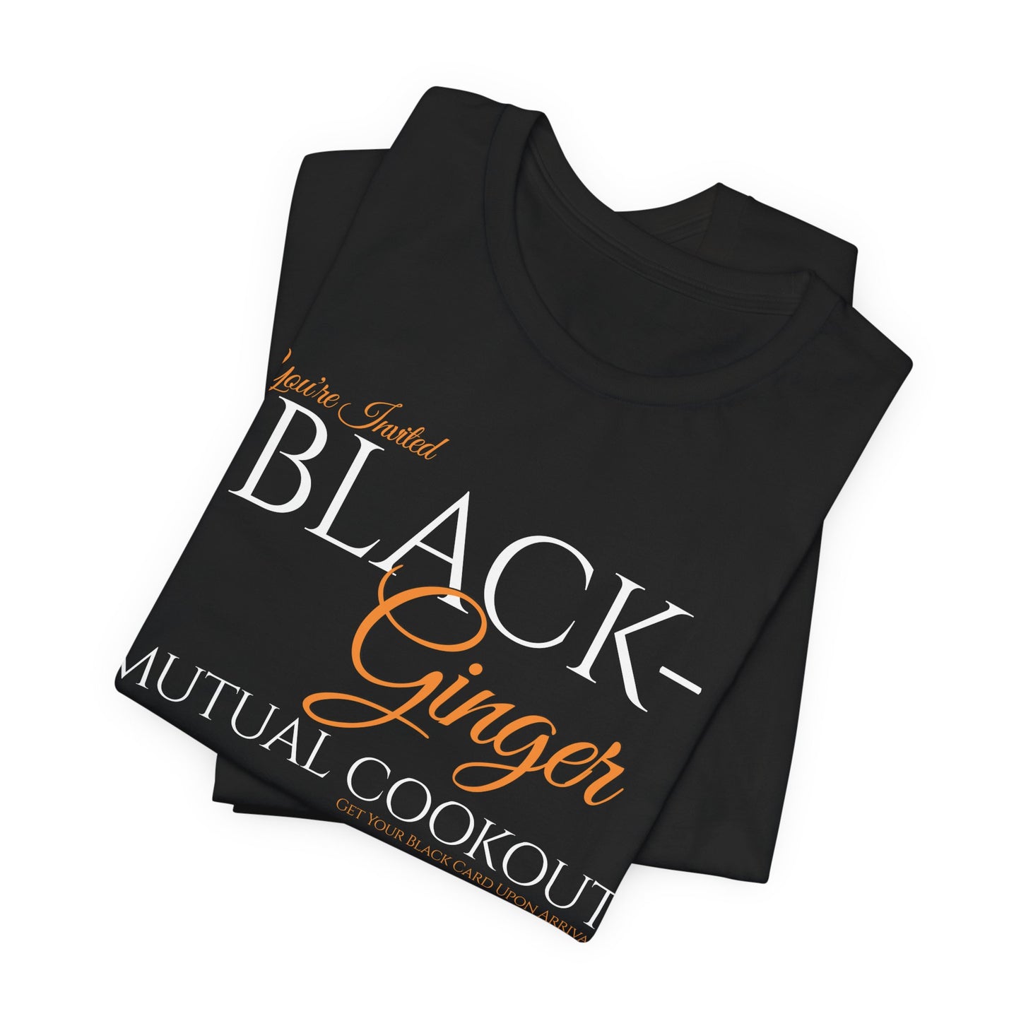 Black-Ginger Mutual Cookout Short Sleeve Tee