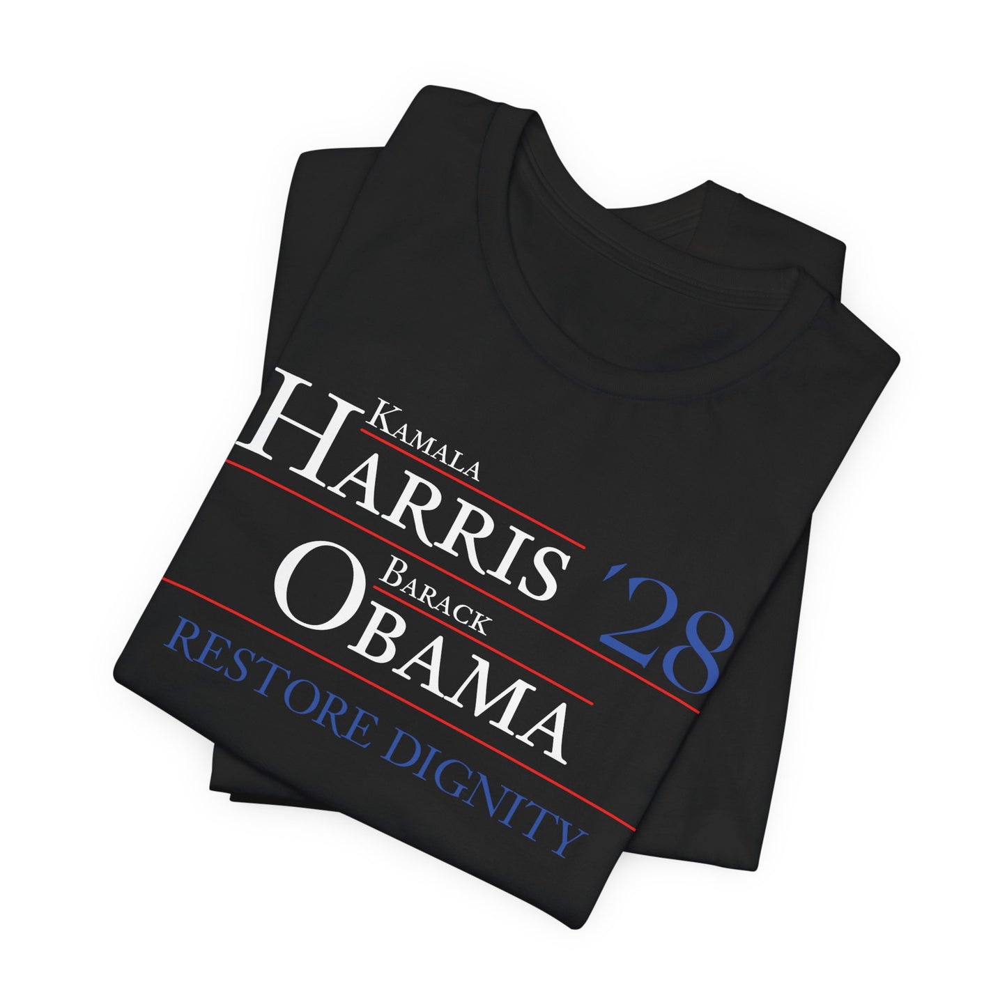 Kamala Harris, President - Barack Obama, Vice President 2028 Short Sleeve Tee