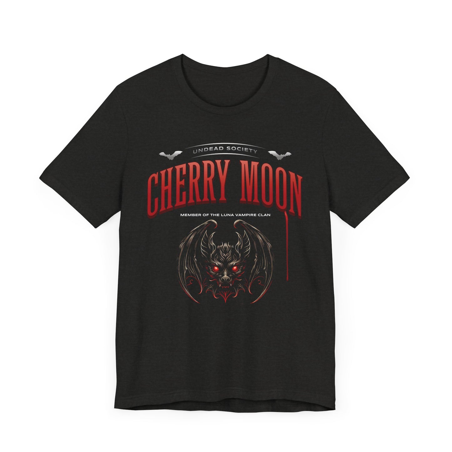Cherry Moon Customizable Vampire Clan Short Sleeve Tee
