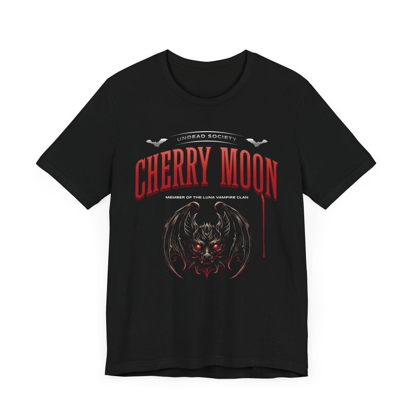 Cherry Moon Customizable Vampire Clan Short Sleeve Tee