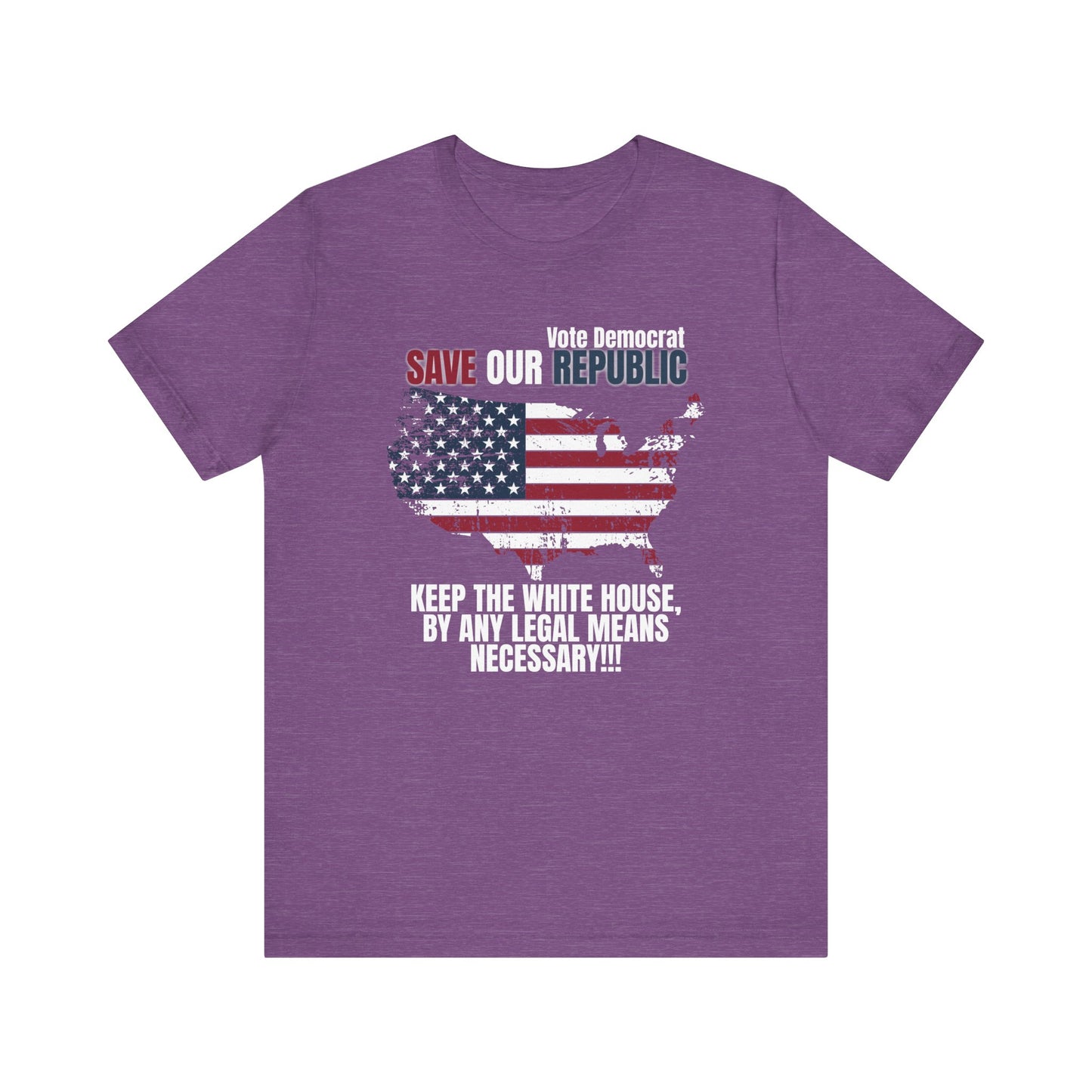 Vote Democrat Save The Republic Unisex Jersey Short Sleeve Tee