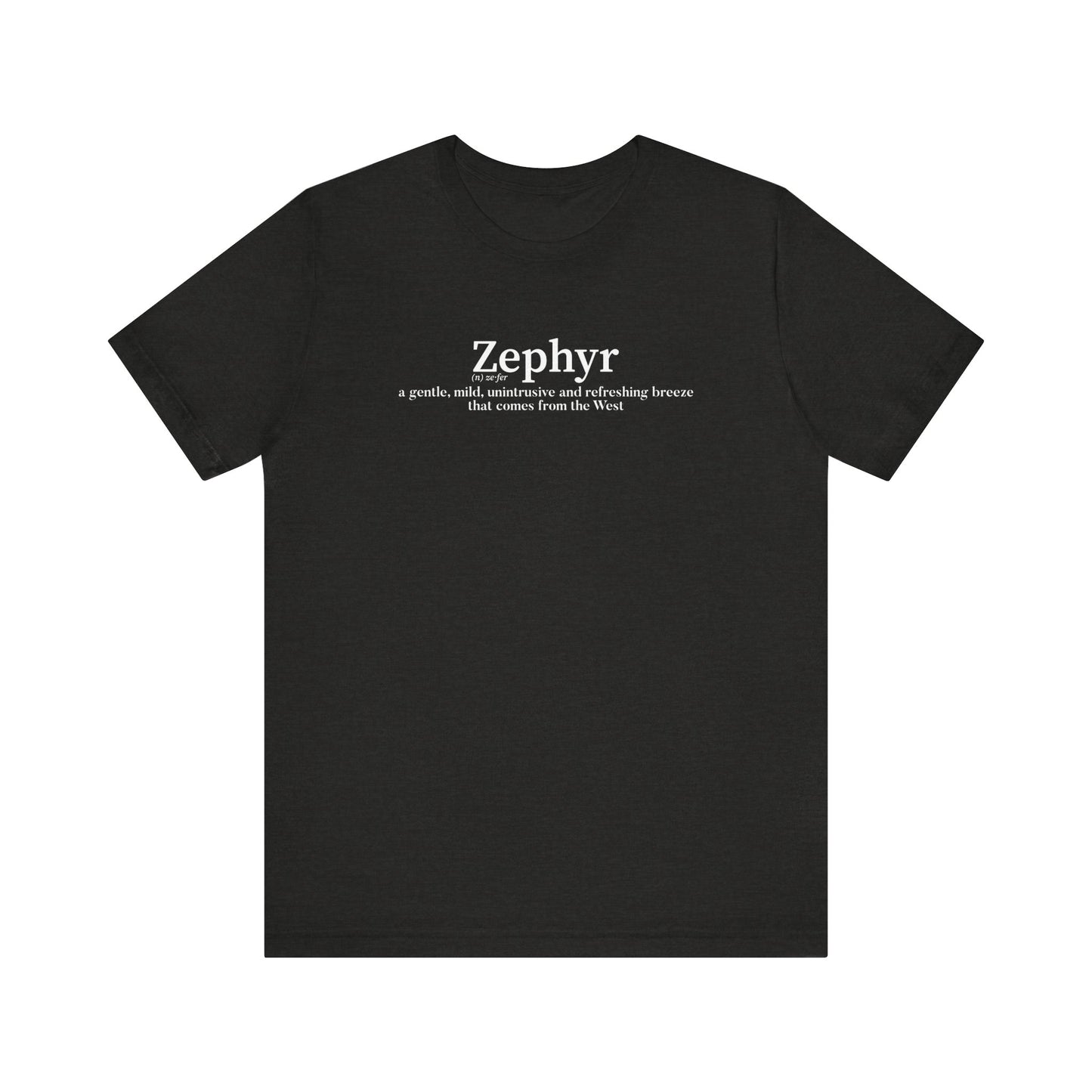 Zephyr Unisex Jersey Short Sleeve Tee