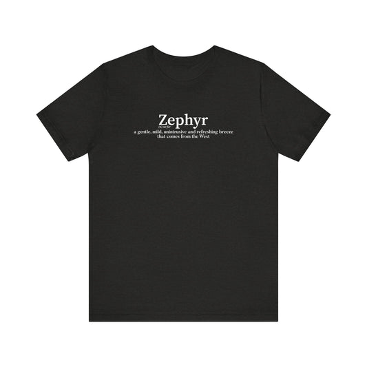 Zephyr Unisex Jersey Short Sleeve Tee