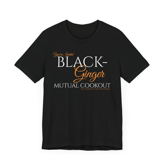 Black-Ginger Mutual Cookout Short Sleeve Tee