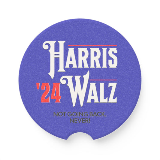 Harris Walz Soapstone Car Coaster - Blue