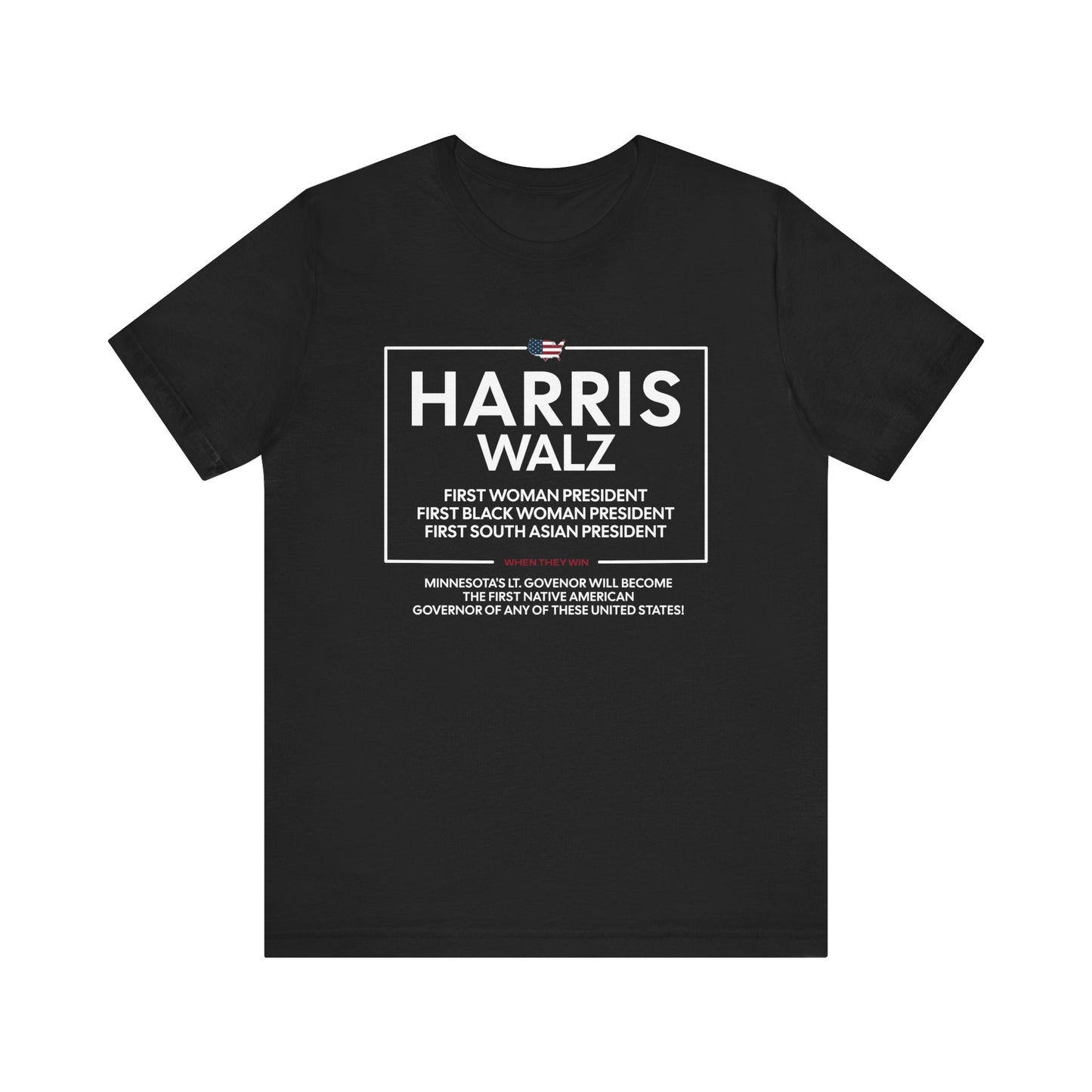 Harris: A Woman of Firsts Unisex Short Sleeve Tee