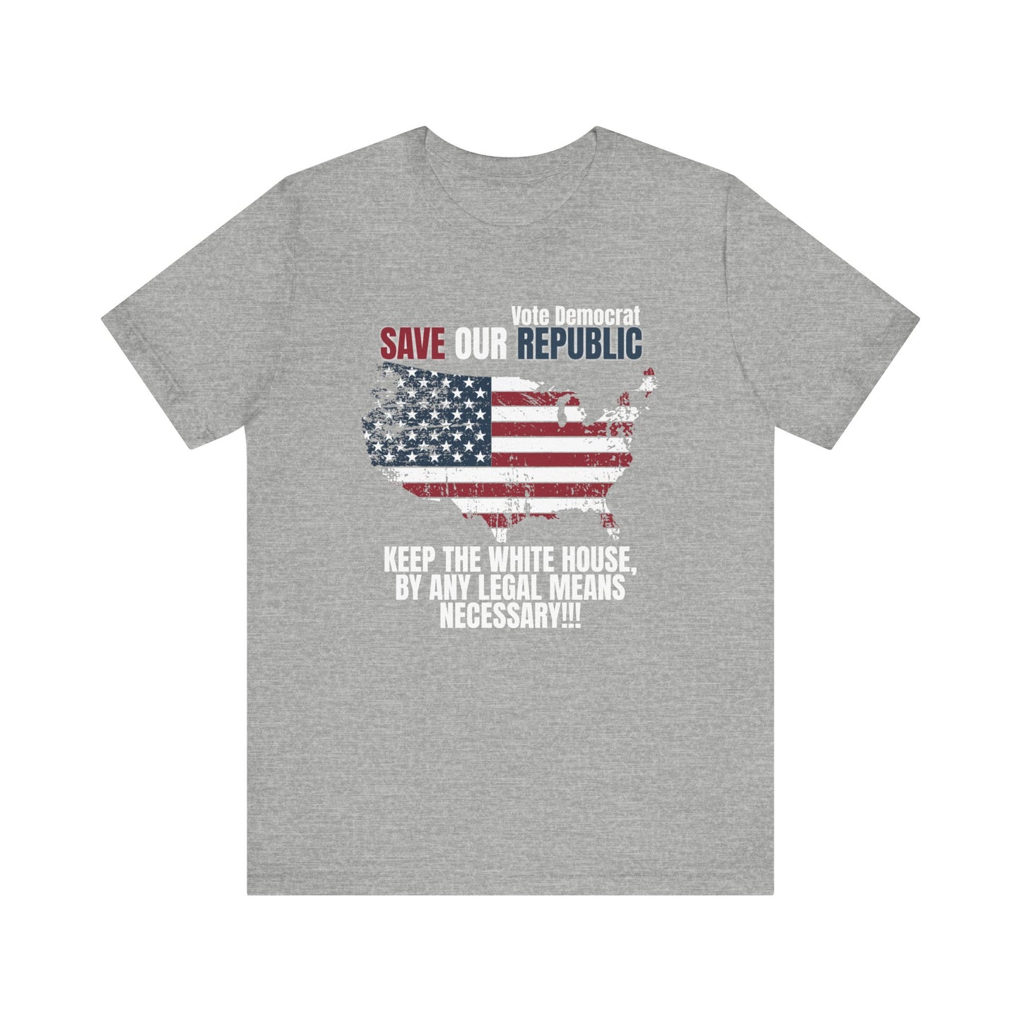 Vote Democrat Save The Republic Unisex Jersey Short Sleeve Tee