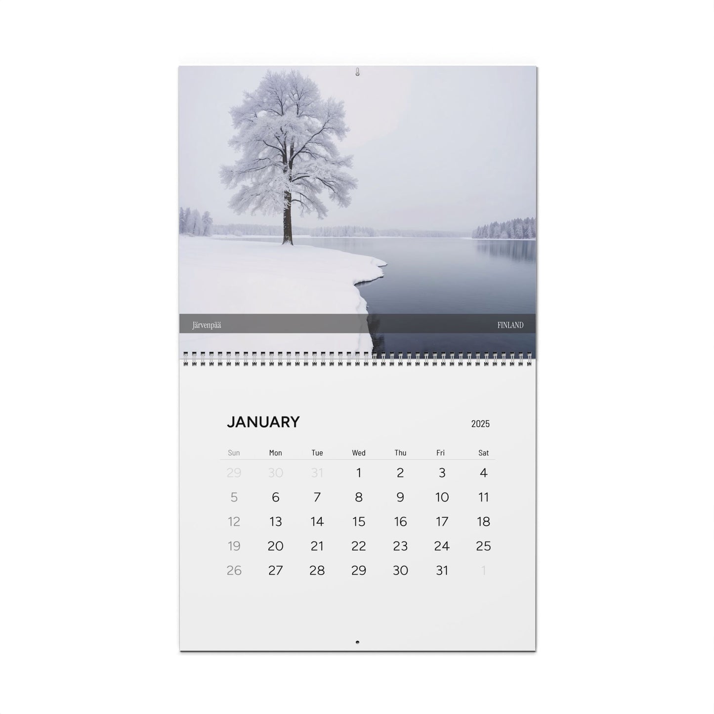 AI Generated Landscape Calendar (2025)