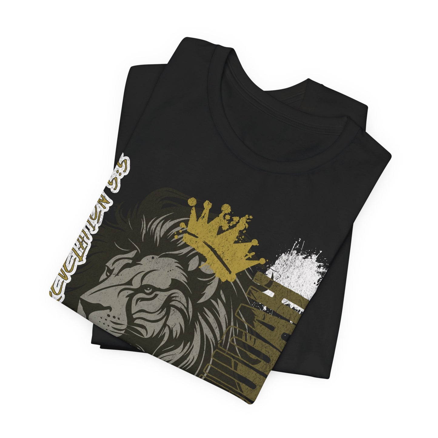 Lion Of Judah (with crown) Unisex Short Sleeve Tee