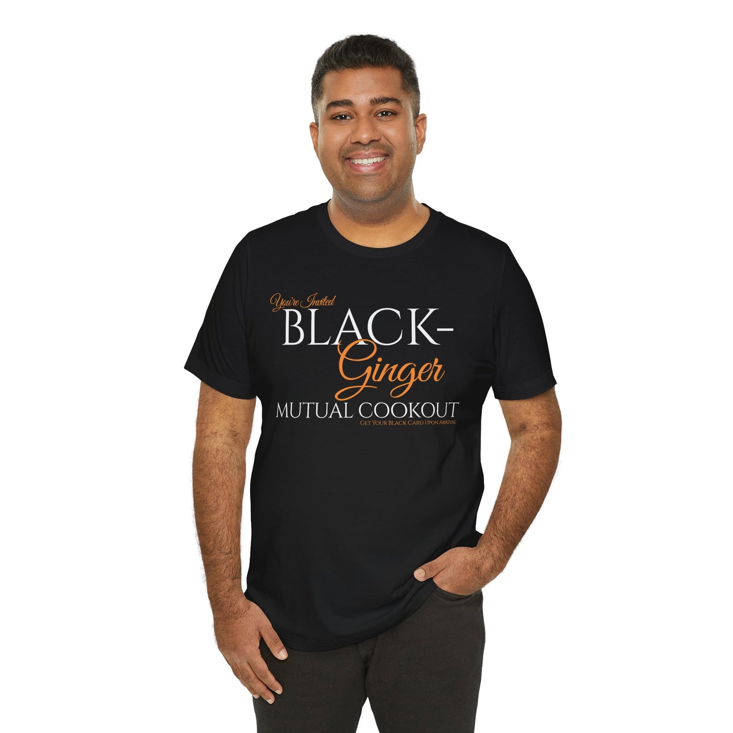 Black-Ginger Mutual Cookout Short Sleeve Tee