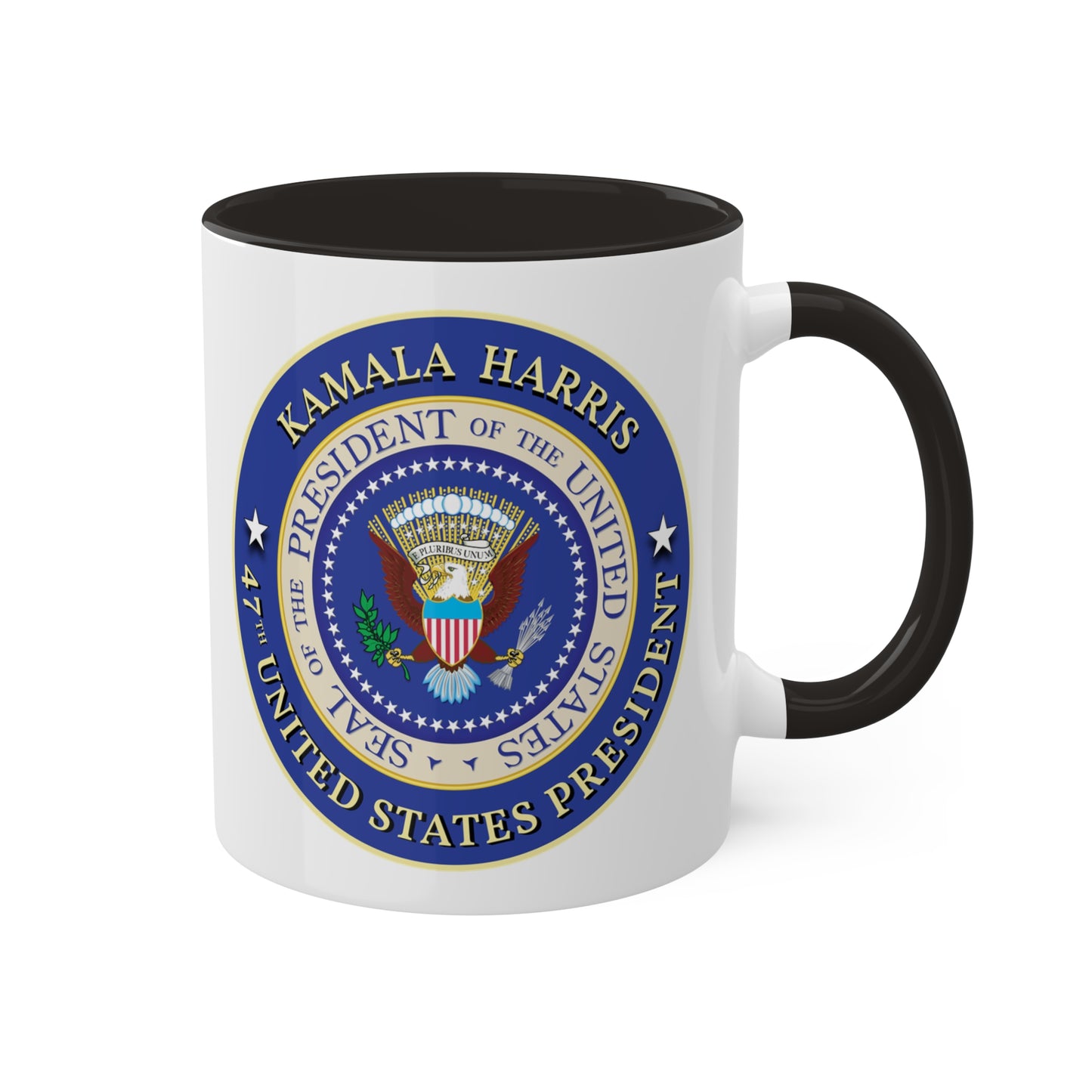 Kamala Harris Presidential Seal Colorful Mugs, 11oz