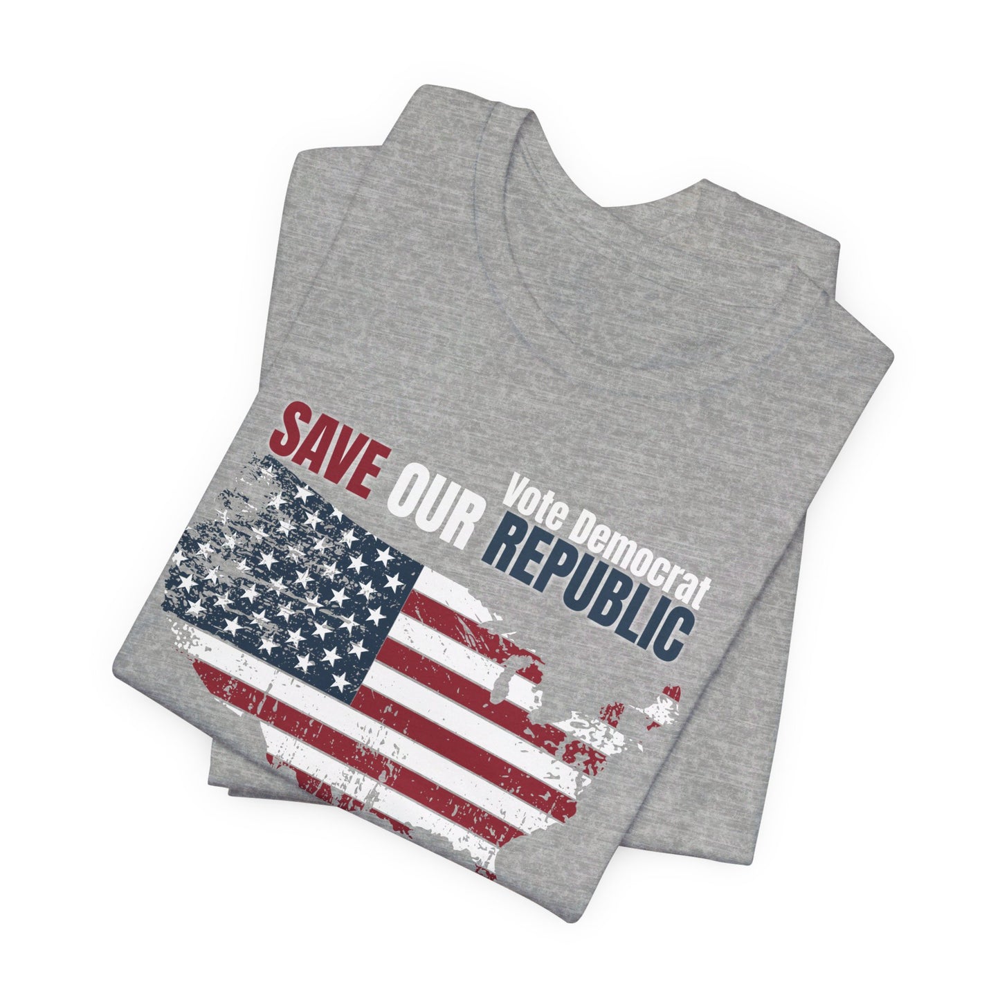 Vote Democrat Save The Republic Unisex Jersey Short Sleeve Tee