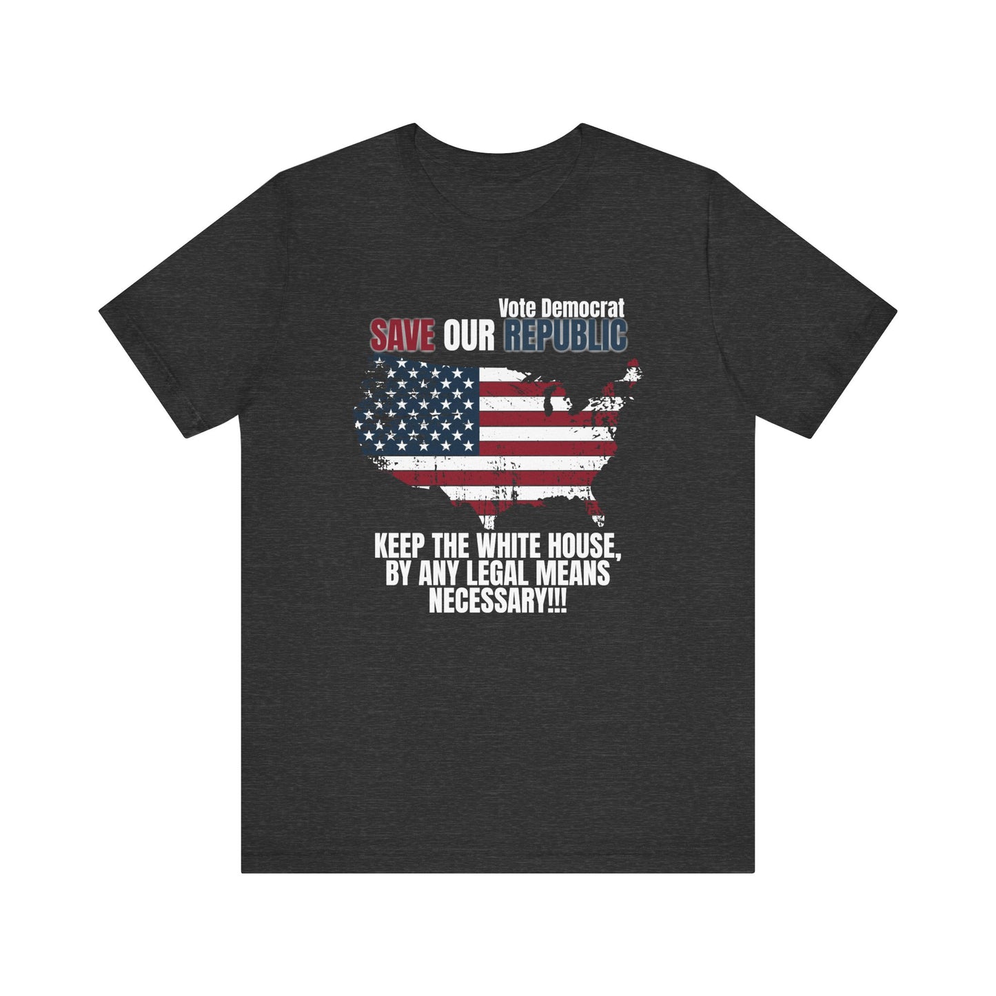 Vote Democrat Save The Republic Unisex Jersey Short Sleeve Tee