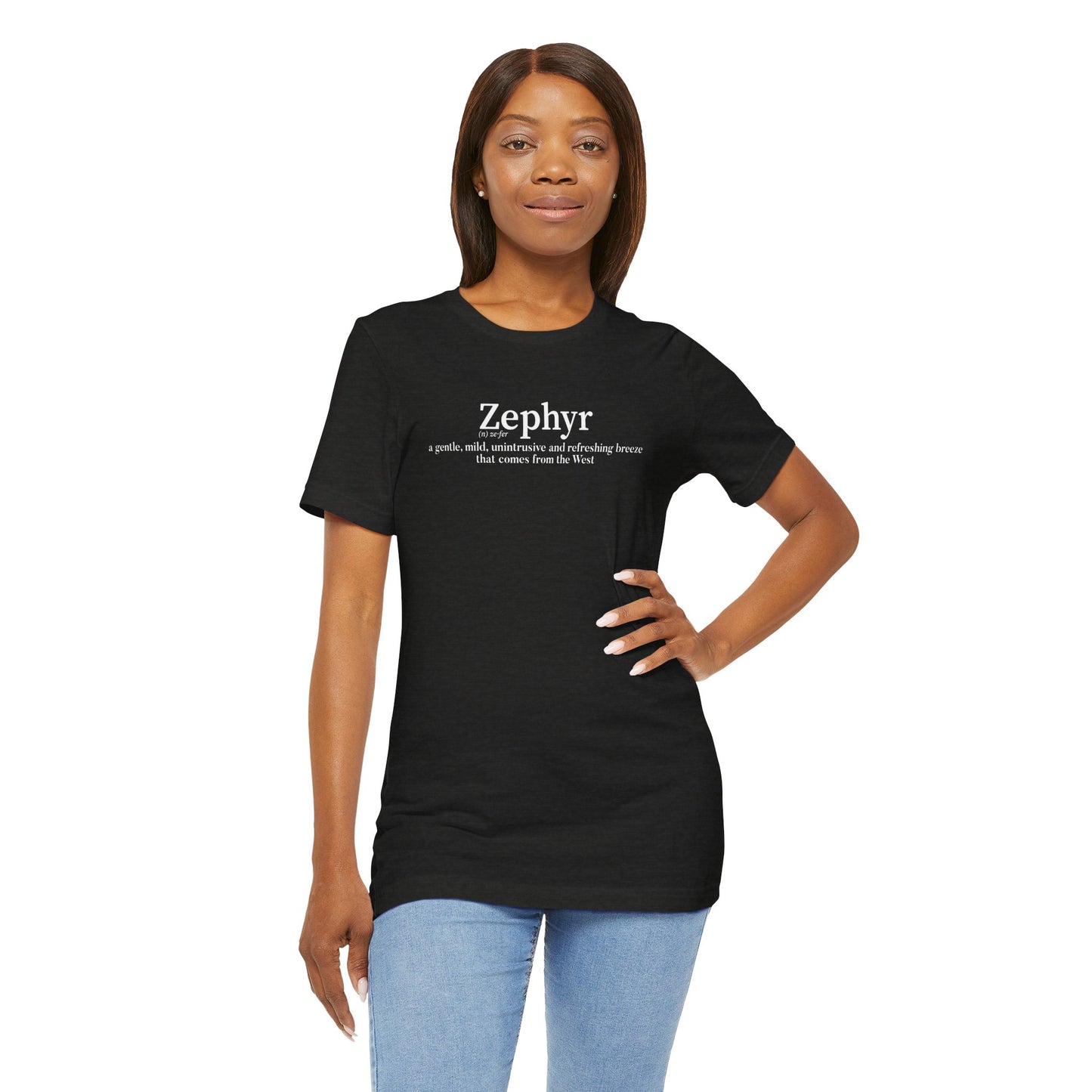 Zephyr Unisex Jersey Short Sleeve Tee