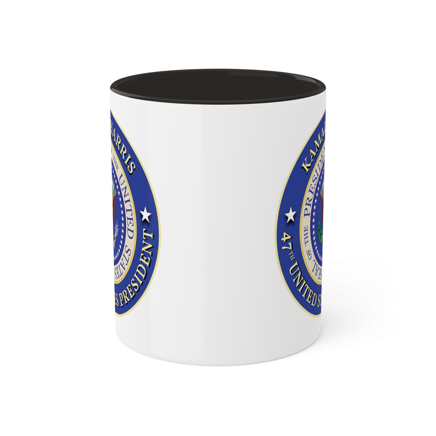 Kamala Harris Presidential Seal Colorful Mugs, 11oz