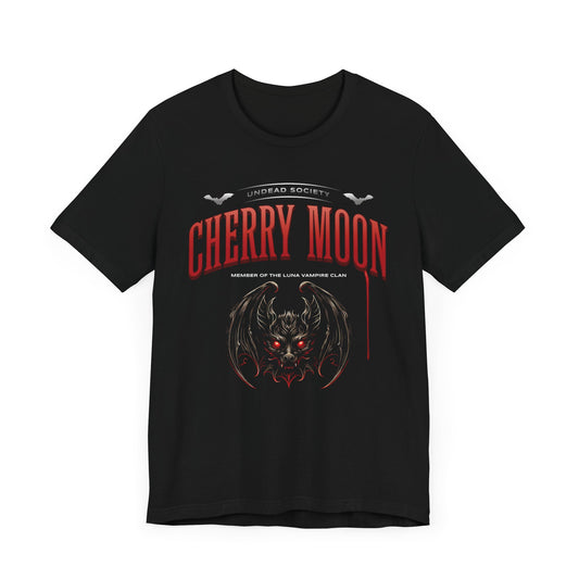 Cherry Moon Customizable Vampire Clan Short Sleeve Tee