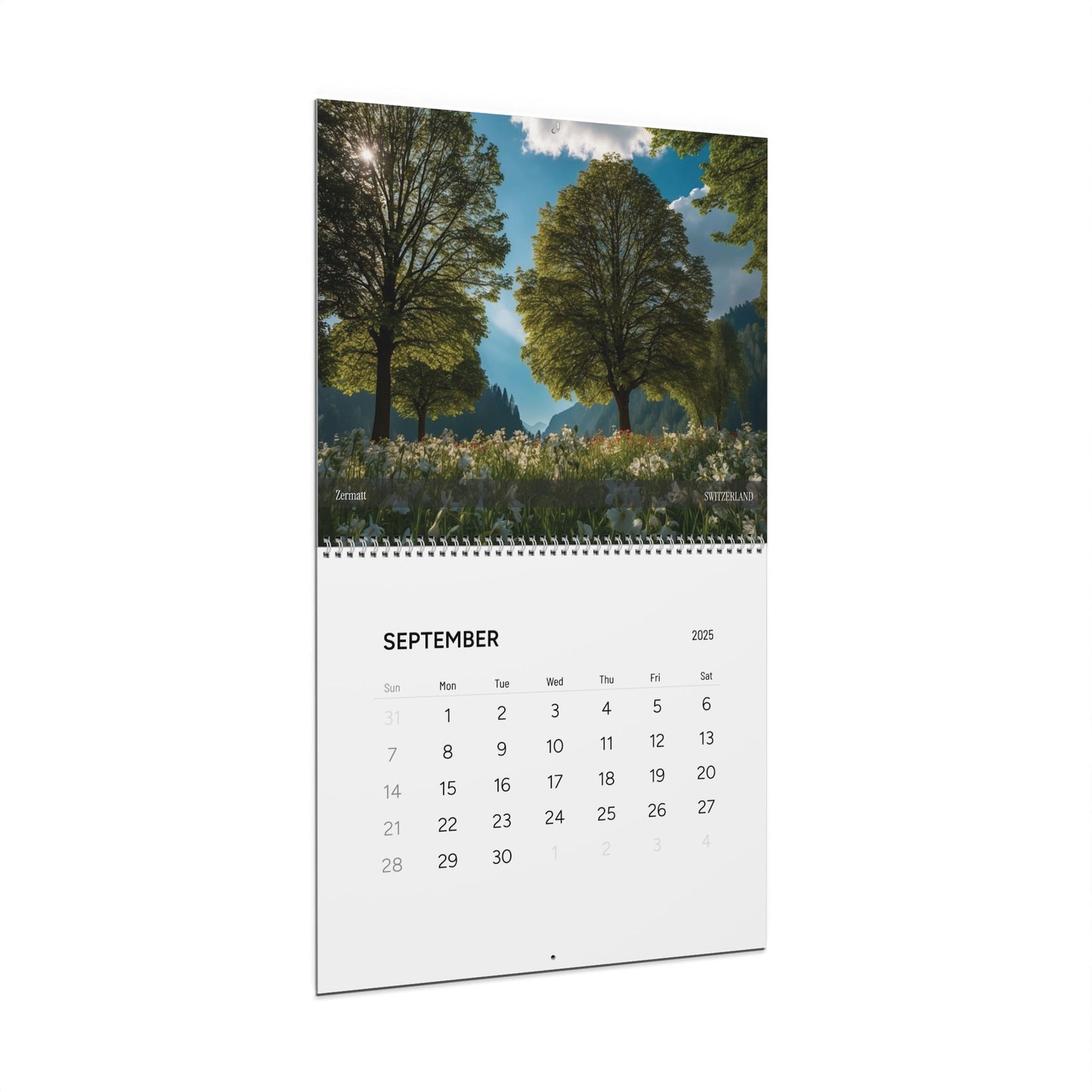 AI Generated Landscape Calendar (2025)