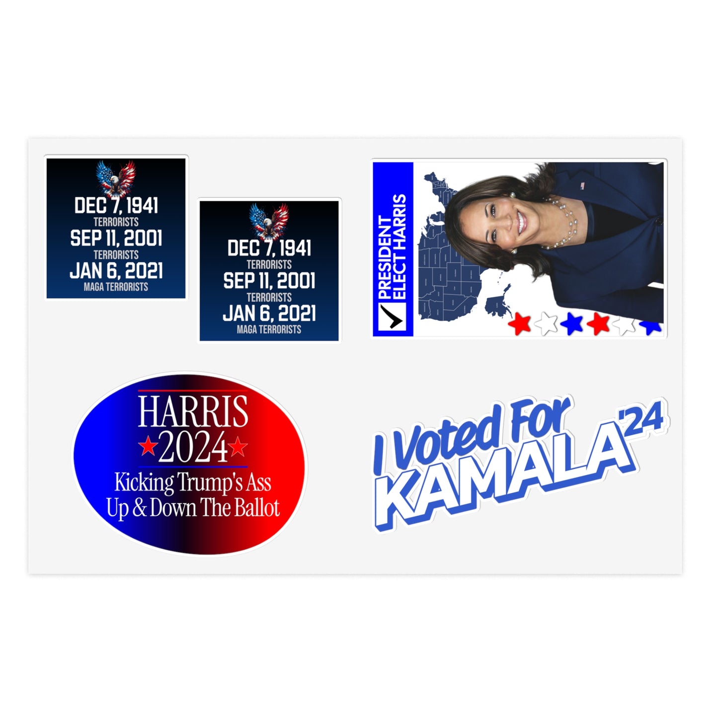 2024 Presidential Election Sticker Sheet