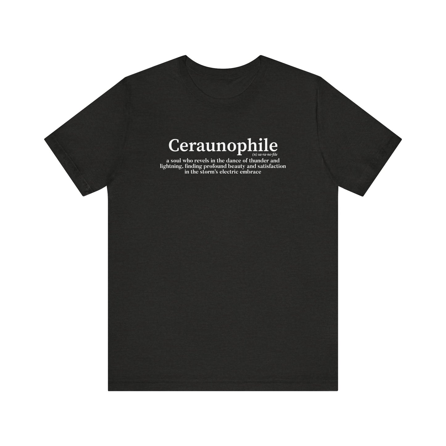 Ceraunophile Unisex Jersey Short Sleeve Tee